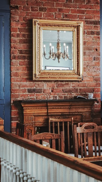 Wall Mirror With Chandelier Reflection
