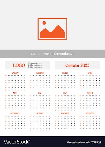 wall monthly photo calendar 2022