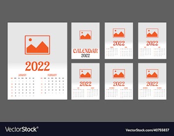 wall monthly photo calendar 2022