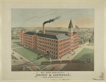 Wall paper manufactory of Janeway | Free Photo - rawpixel