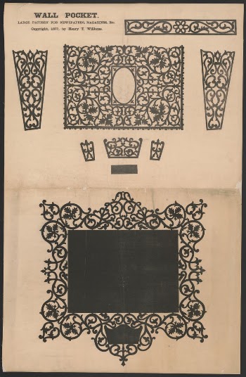Wall pocket (c. 1877) print | Free Photo - rawpixel