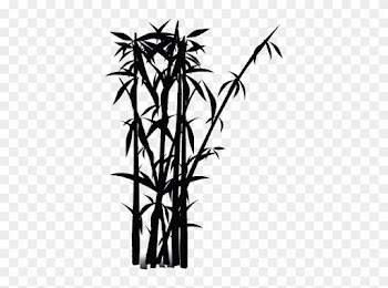 Wall Sticker Silhouette Bambã¹ - Bamboo Tree Vector Png