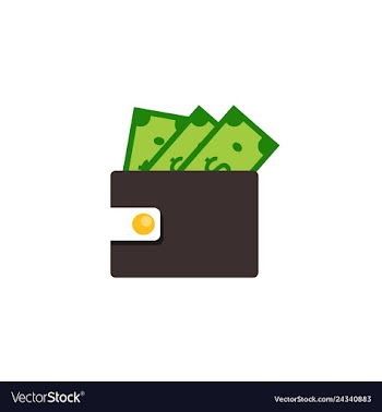 Wallet icon design vector image