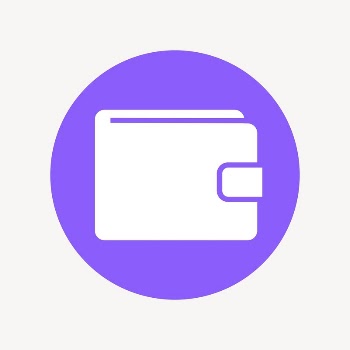 Wallet payment icon badge, flat | Free Icons - rawpixel
