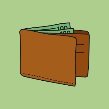 Wallet sticker, finance, money creative | Free PSD Illustration - rawpixel