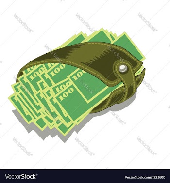 Wallet vector image
