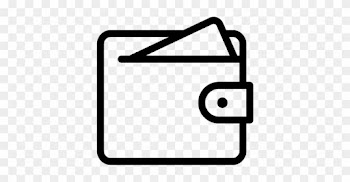 Wallet - Wallet Money Icon Png Black