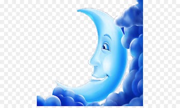 Wallpaper - Blue Clouds Moon Palace 