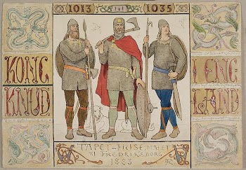 "Wallpaper-frieze, painted for Fredriksborg 1883" | Free Photo - rawpixel