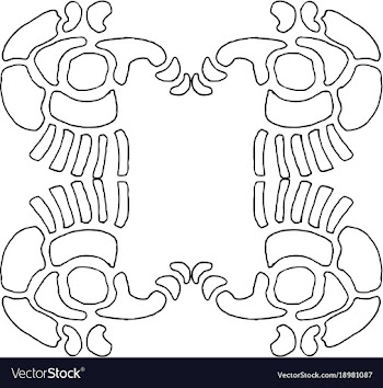 Wallpaper pattern 7-2 vector image
