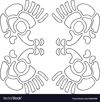 Wallpaper pattern 7-6 vector image
