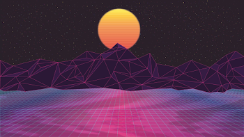 Wallpaper : Retrowave, digital art, purple, dark background, pink ...
