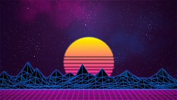 Wallpaper : Retrowave, purple background, pink, vaporwave ...