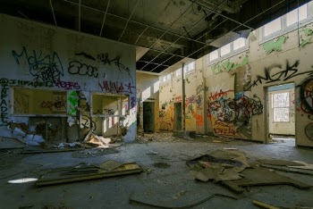 Walls Covered With Graffiti