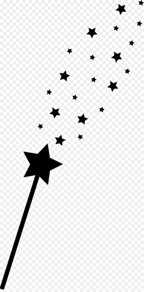 Wand Fairy Magic Clip art - Stars Silhouette 