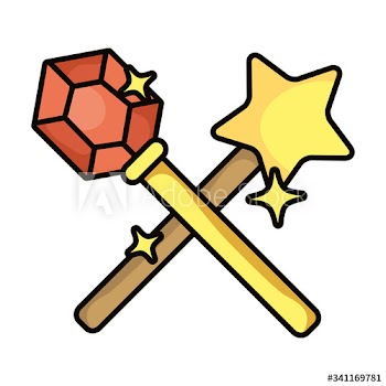 wand magic sorcery icon