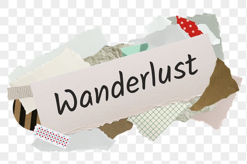 Wanderlust png word sticker, aesthetic | Free PNG - rawpixel