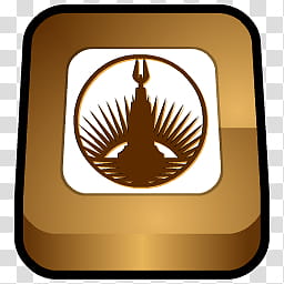 WannabeD Dock Icon age, BioShock, square brown frame illustration transparent background PNG clipart