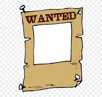 Wanted Frame Clip Art Vintage Quote Cardboard - Wanted Poster