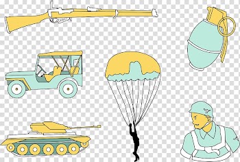 War age supplies transparent background PNG clipart