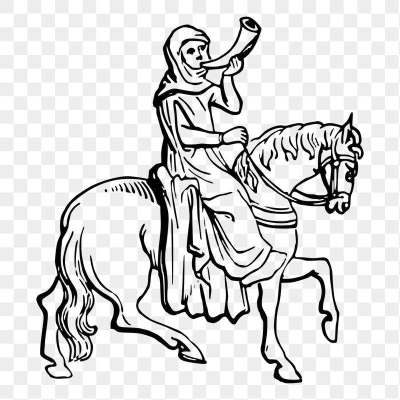 War horn png sticker medieval | Free PNG - rawpixel
