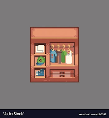 wardrobe cabinet pixel art