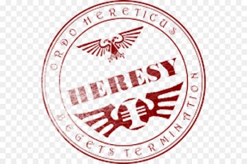 Warhammer 40,000 Heresy Cacciatori di Streghe Inquisition Exterminatus - heresy stamp 
