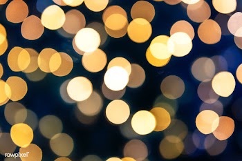 Warm golden bokeh lights background | Free  photo - 2299668