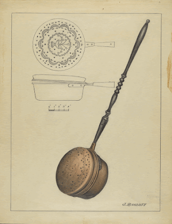 Warming Pan (ca.1936) by Jack | Free Photo - rawpixel