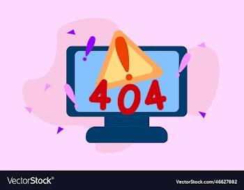 warning 404 sign background