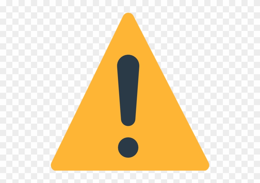Warning Sign Emoji - Caution Emoji Png