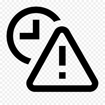 Warning sign Hazard Safety - rubber stamp 