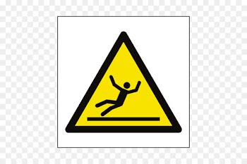 Warning sign Hazard symbol Floor - slippery arrow 