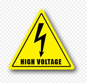 Warning sign High voltage Safety Hazard - Safety 