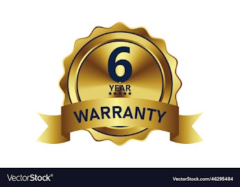 warranty badge element gold color