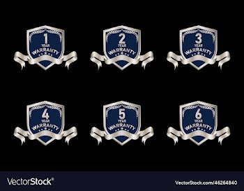 warranty badge elements collection