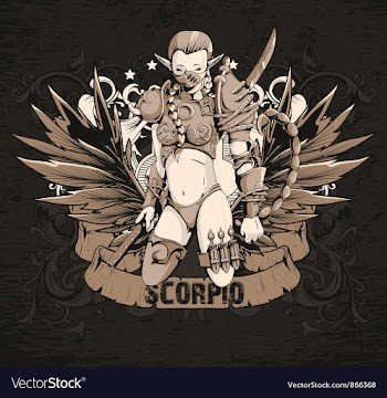 Warrior emblem vector image