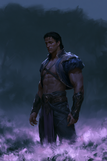 Warrior in Mystic Fog