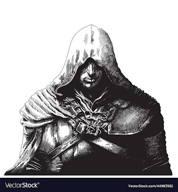 warrior with a hood