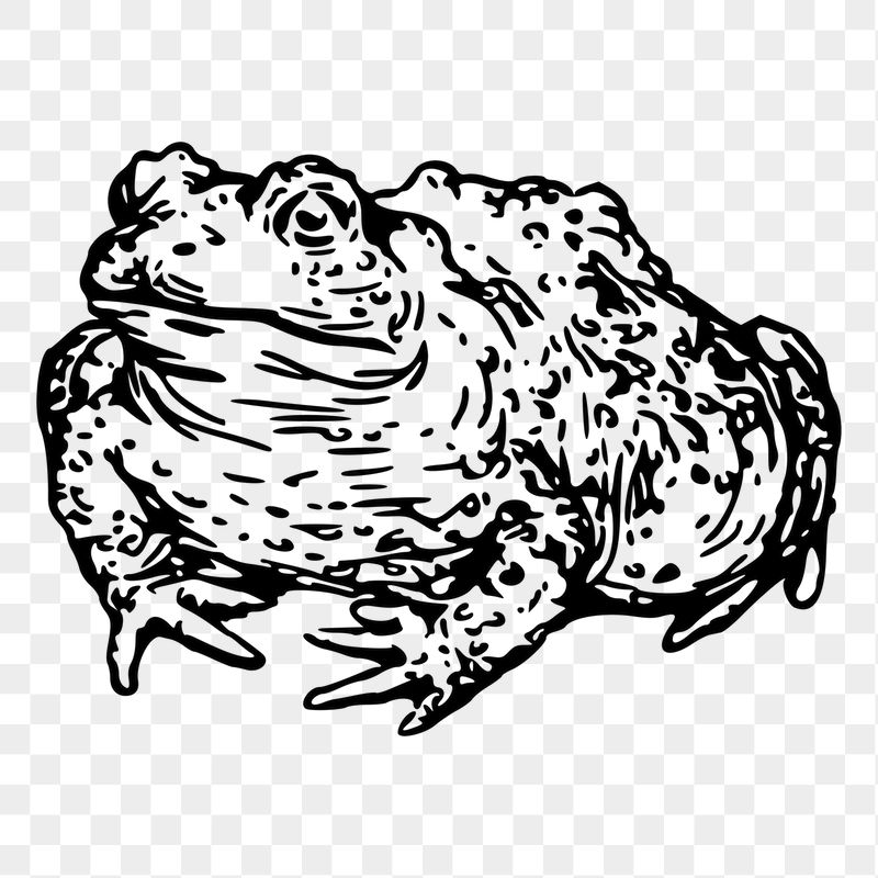 Warty toad png sticker illustration, | Free PNG - rawpixel