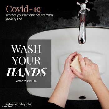 Wash your hands after toilet use to protect yourself and others from g.. | Free  illustration - 2315859