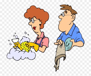 Wash Your Hands Clip Art - Dry The Dishes Clipart