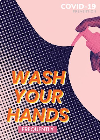 Wash your hands frequently during coronavirus pandemic social template.. | Free  vector - 2312821