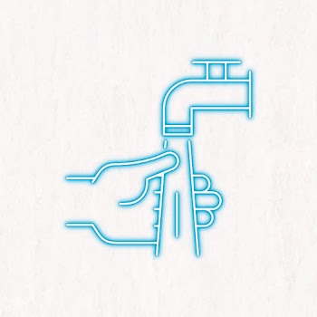 Wash your hands to prevent coronavirus neon sign vector | Free  vector - 2306249