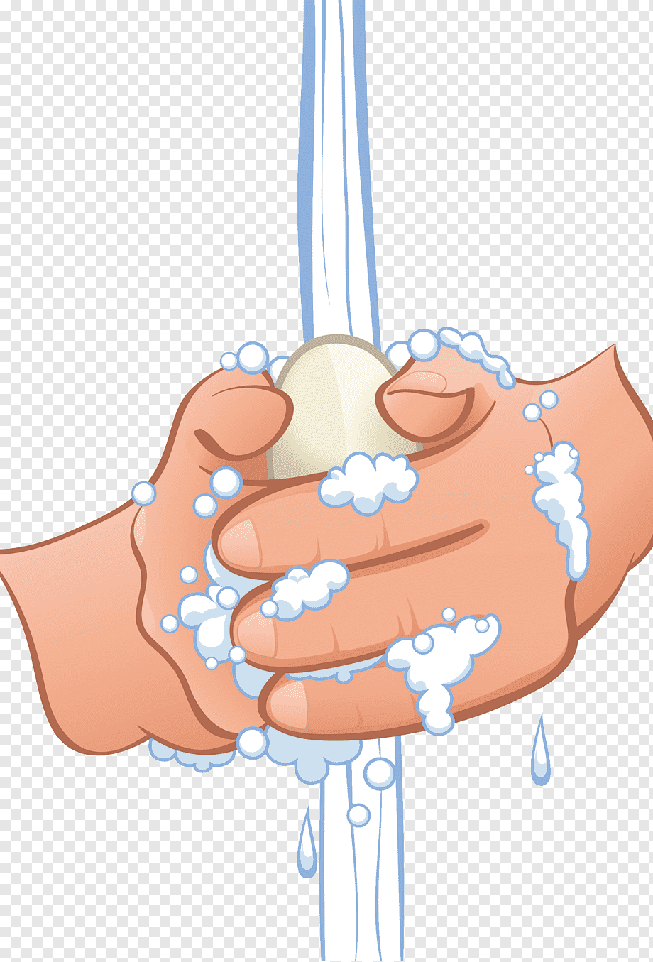 washing hands, Cartoon Soap Hand washing Illustration, Soap hands, hand, head, hand Drawn png
