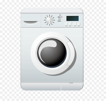 Washing machine Home appliance Clothes dryer - White washing machine vector 