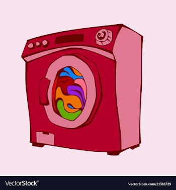 Washing machine icon vector image