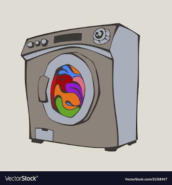 Washing machine icon vector image