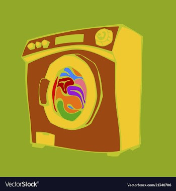 Washing machine icon vector image