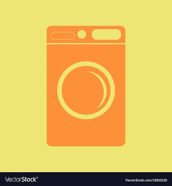 Washing machine vector image